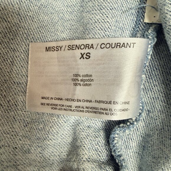 Women's Skinnygirl Denim bomber jacket Size XS - Picture 4 of 5